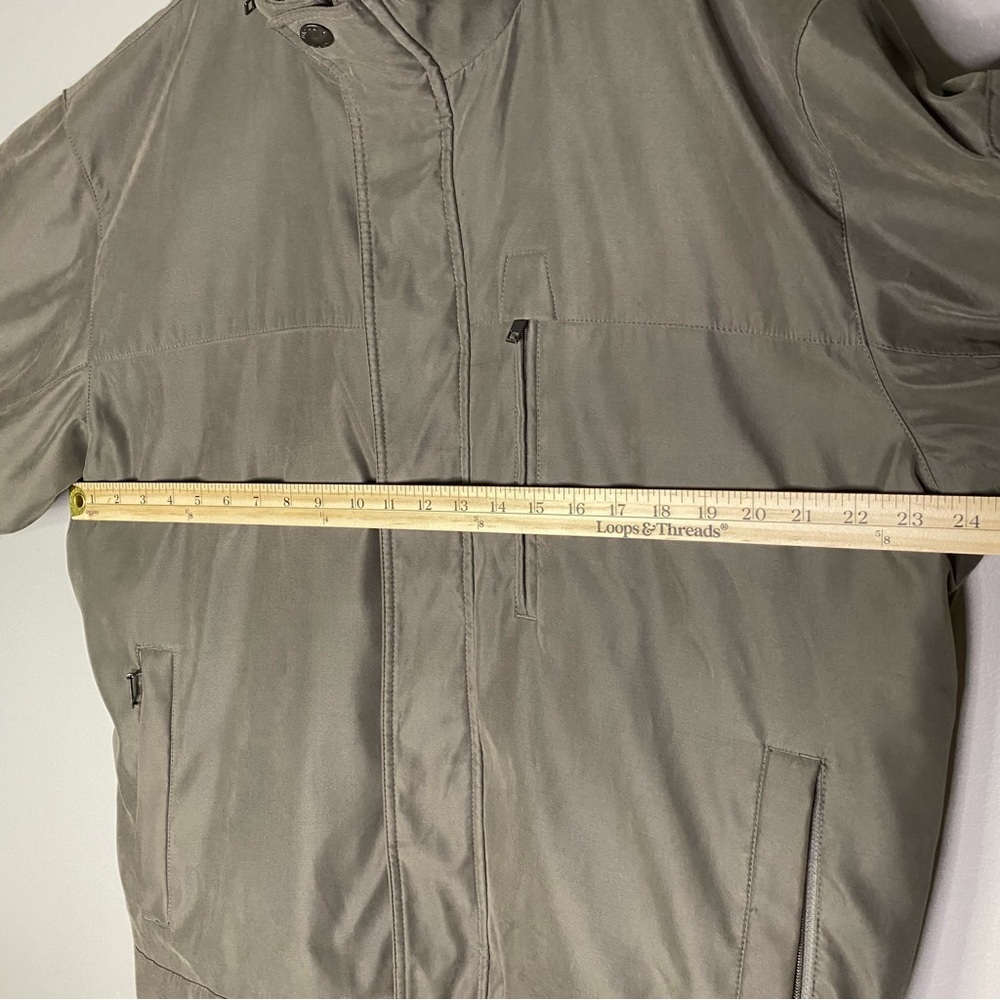 Michael Kors Jacket Coat Green brown Water Resistant Bomber Mens Size‎ XL - Picture 4 of 11